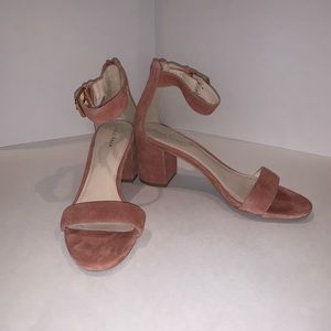 Pink Suede Cole Haan Heels